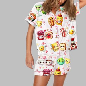 Alternative view of Food Pun Funny Pajama Set