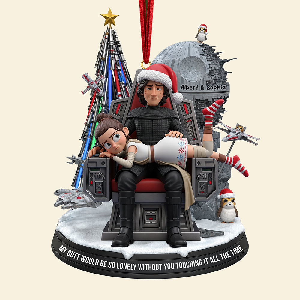 Forever Love Christmas Ornament, Personalized Gifts For Couple 03NAQN190925 - Image 4