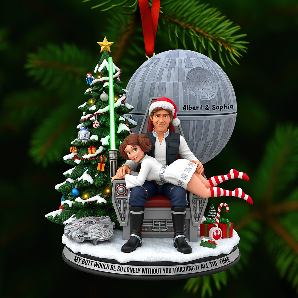 Forever Love Christmas Ornament, Personalized Gifts For Couple 03NAQN190925 - Image 3