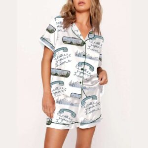 Alternative view of Forgive My Northern Attitude Print Pajama Set