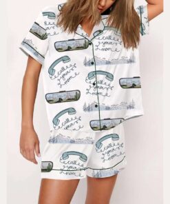 Forgive My Northern Attitude Print Pajama Set
