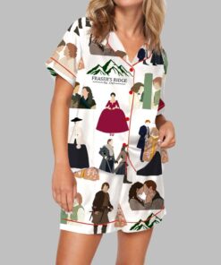 Fraser With Sassenach TV Series Pajama Set For Women