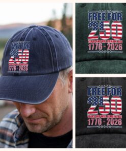 Alternative view of Free For America 250 Years Washed Denim Baseball Cap