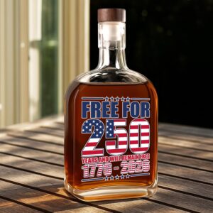 Alternative view of Free For America 250 Years Whiskey Bottle TH10 894599