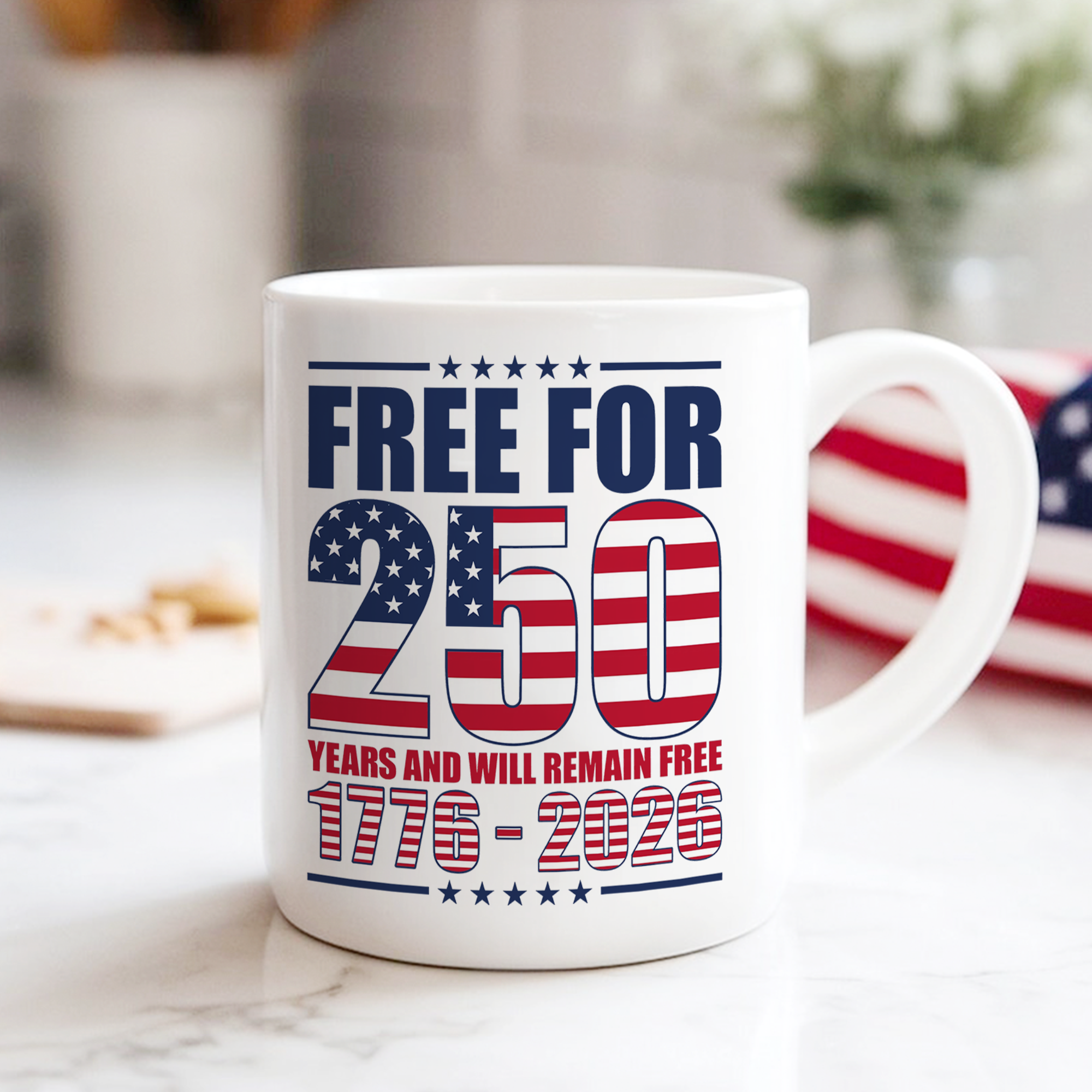 Free For America 250 Years White Mug TH10 894591 - Image 7
