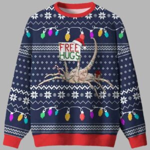 Alternative view of Free Hugs Ugly Christmas Sweater - gullprint.com