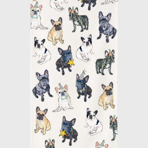French Bulldog Beach Towel