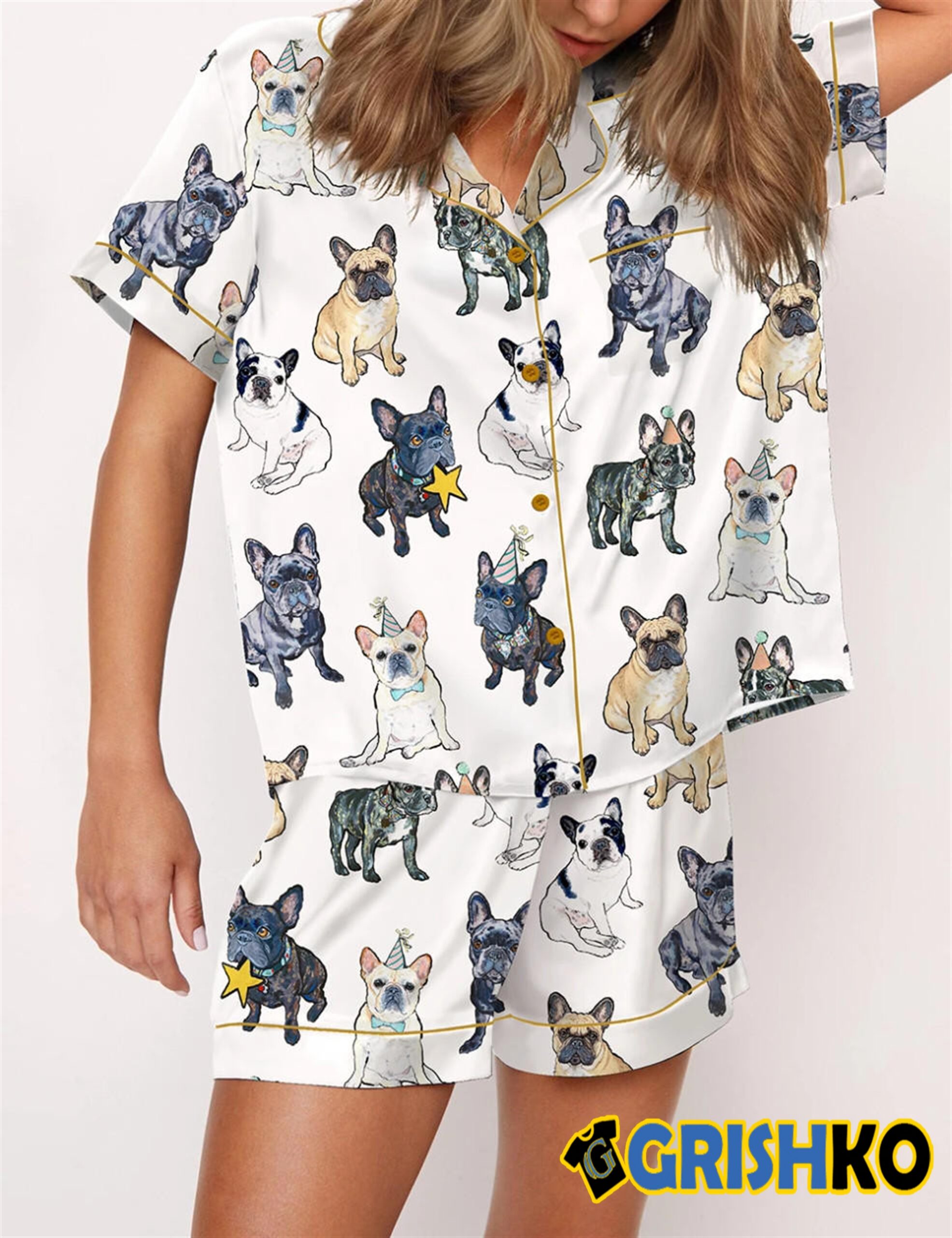 French Bulldog Pajama Set