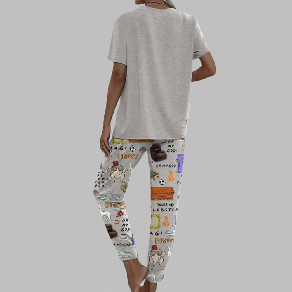 Friends Casual Pajama Set For Women - Image 2