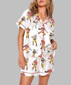Alternative view of Friends Football Pajama Set