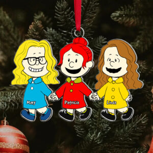 Alternative view of Friends Ornament - Personalized Gifts For Besties Ornament 06acqn191124da-NEW