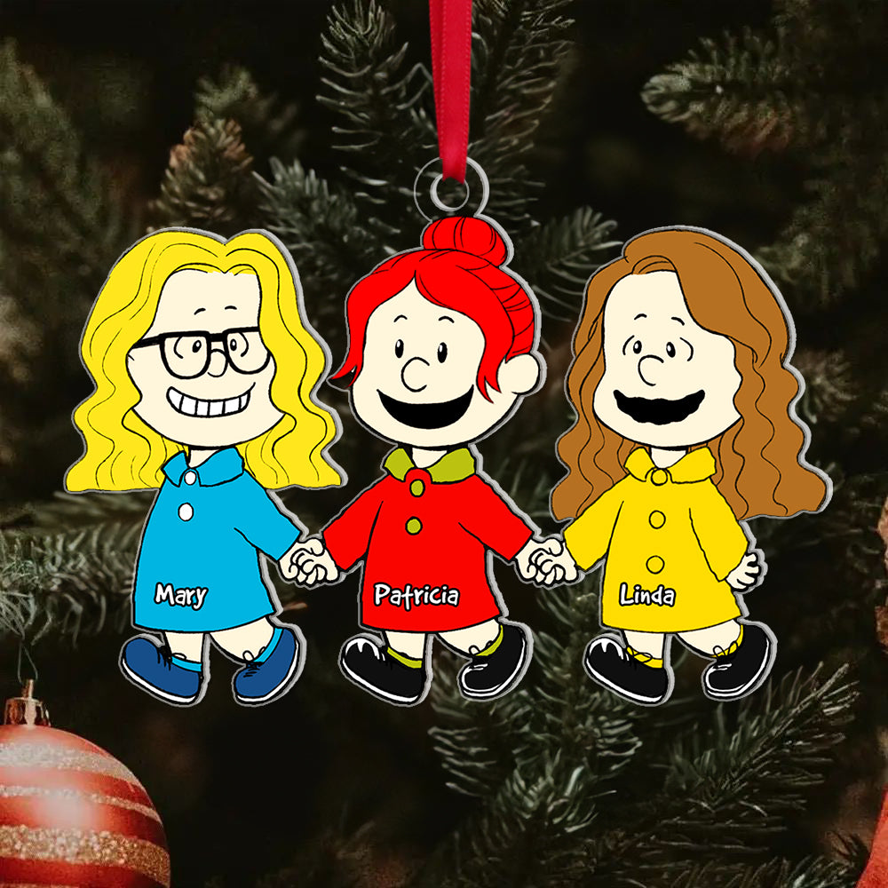Friends Ornament - Personalized Gifts For Besties Ornament
