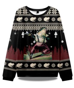 Frog Christmas Ugly Sweater
