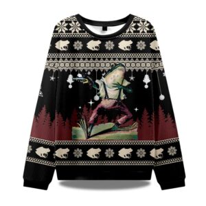 Frog Christmas Ugly Sweater