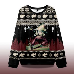 Alternative view of Frog Christmas Ugly Sweater