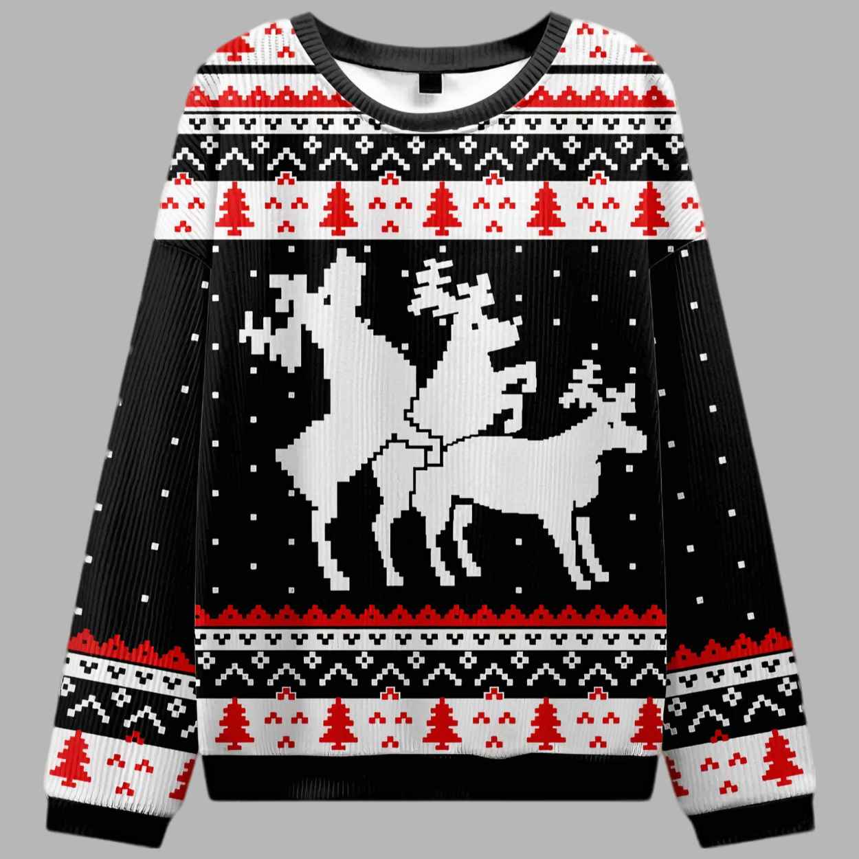 Fuck Elk Ugly Christmas Sweater - gullprint.com