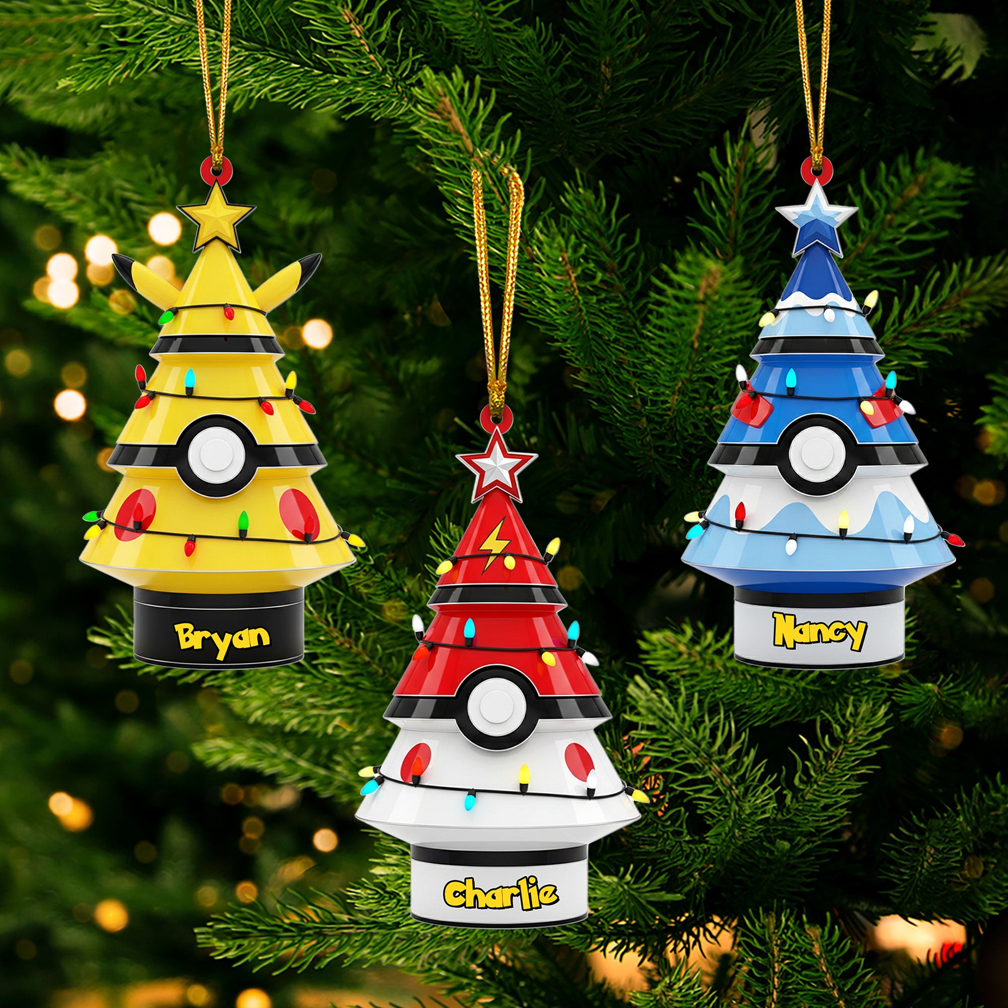 Fun Character Tree Ornament - Personalized Gifts For Movie Lovers 03ohti080925