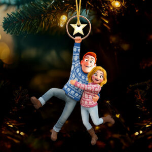 Fun Hanging Couple Ornament - Personalized Gifts For Couple 02qhqn031025