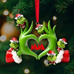 Fun Love Christmas Ornament - Personalized Gifts For Grandma & Other Family Members 02QHLU180925