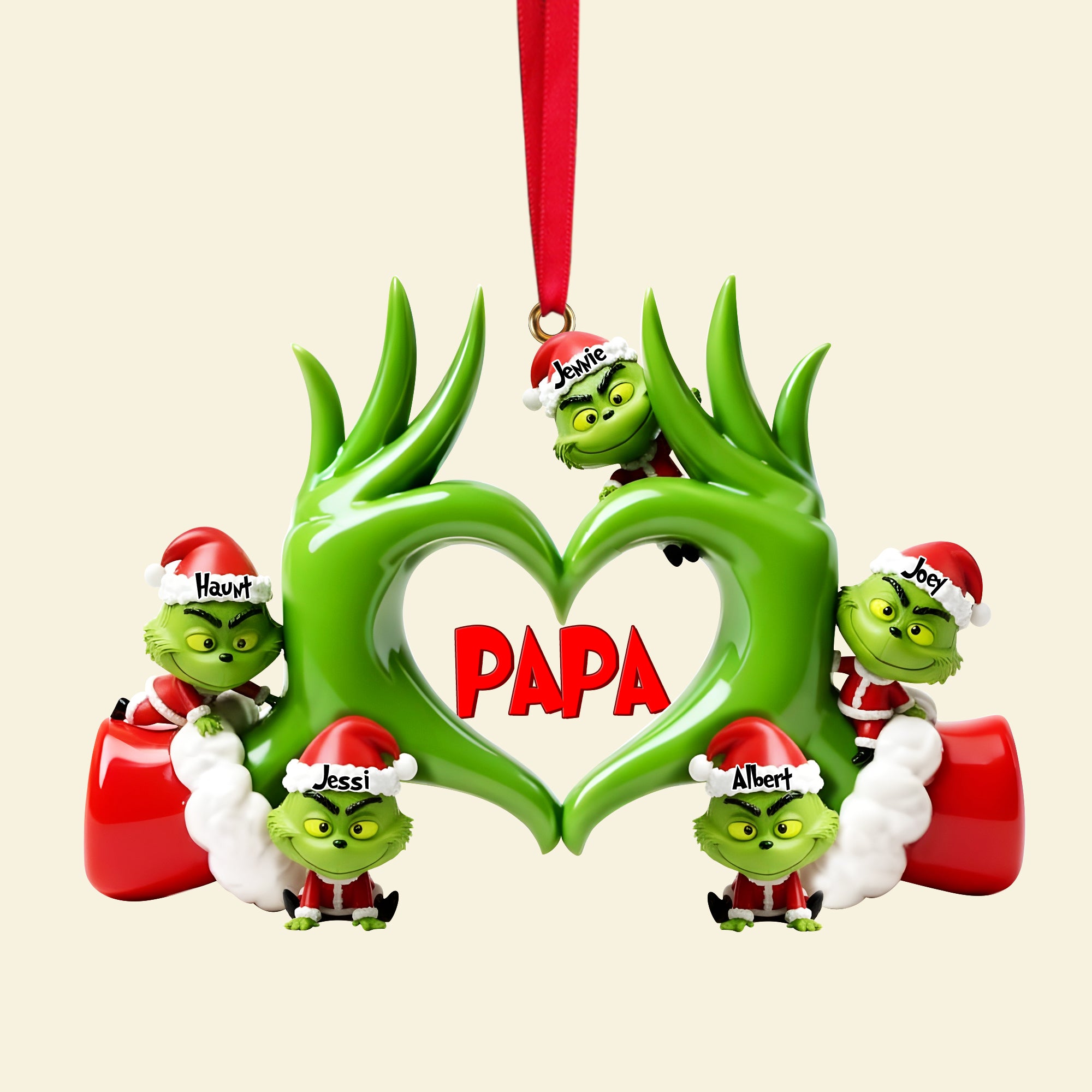 Fun Love Christmas Ornament - Personalized Gifts For Grandma & Other Family Members 02QHLU180925 - Image 5