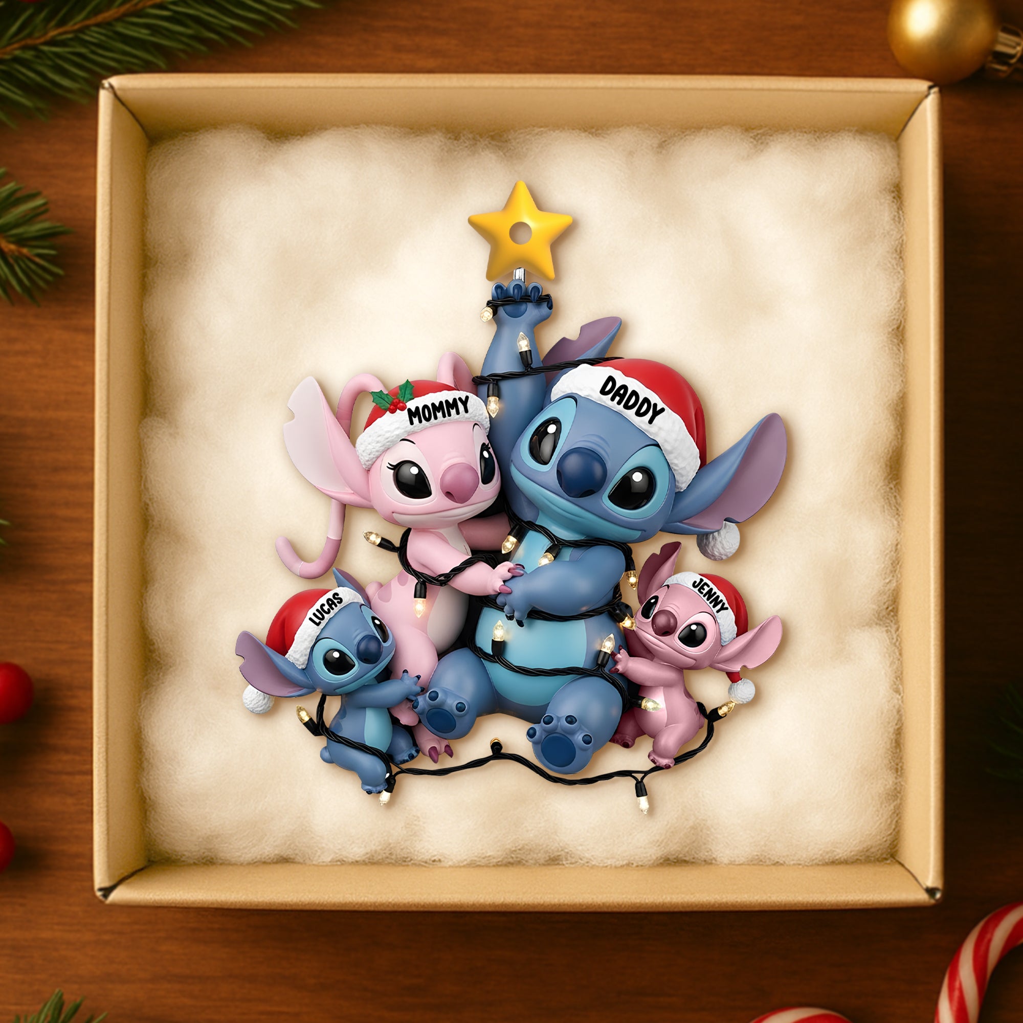 Fun Mischievous Alien Family Christmas Ornament Personalized Gifts For Family 01qhtn170925 - Image 3