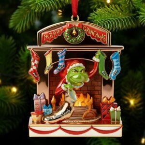 Alternative view of Fun Precious Family Stockings Acrylic Ornament, Personalized Gifts For Family 01QHTI251025