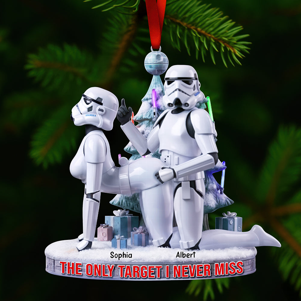 Fun Troop Couple Ornament - Personalized Gifts For Couple 02qhqn021025