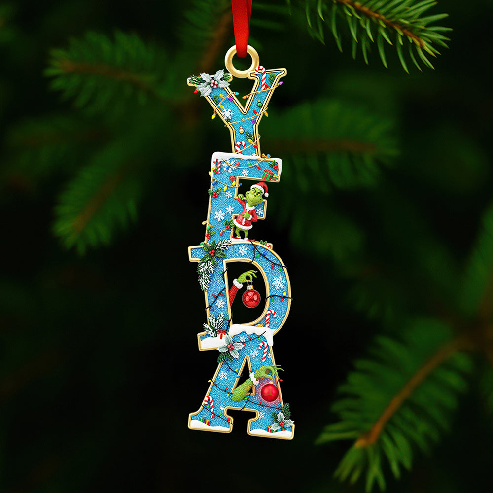 Funny Alphabet Tree Ornament Personalized Christmas Gifts 03HUDT011125 - Image 4