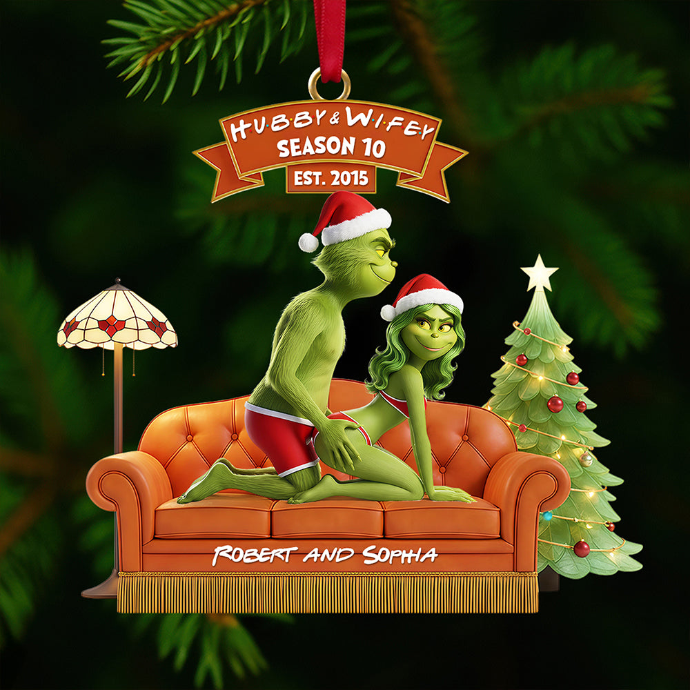 Funny Christmas Ornament Personalized Gifts For Couple 04OHDT041125 - Image 3