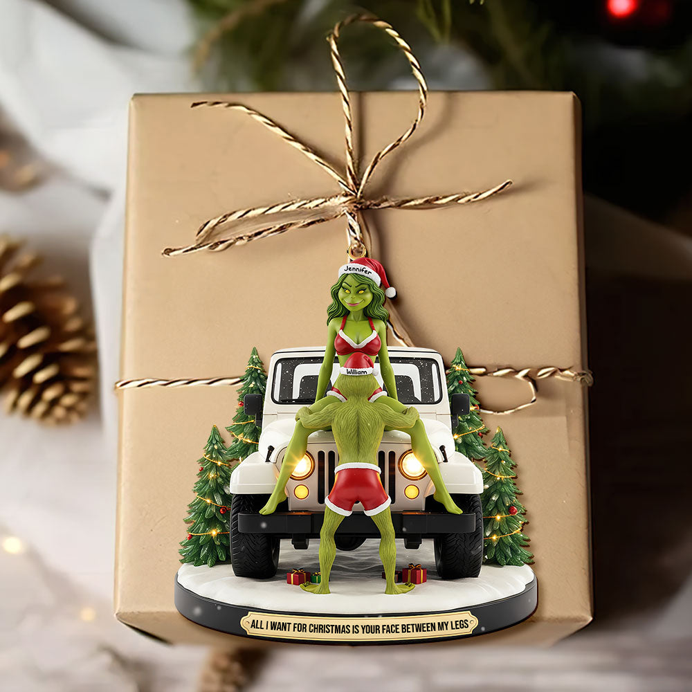 Funny Couple Ornament - Personalized Gift For Off Road Couple Christmas Ornament 04OHTI231025 - Image 4