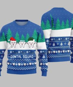 Funny Dental Squad Ugly Sweater 2025 Christmas 