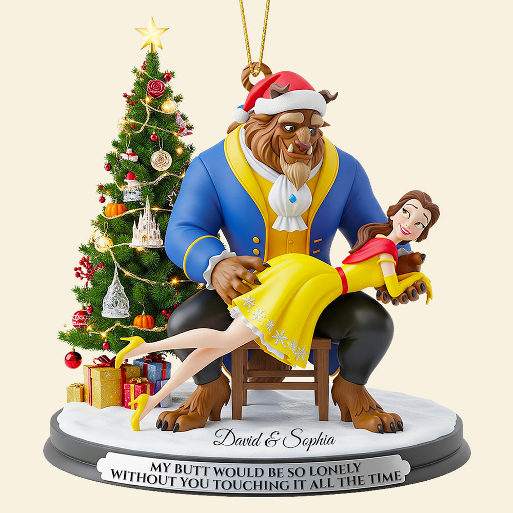 Funny Fairytale Ornament Christmas Personalized Gifts For Couple 03NADT090925 - Image 3