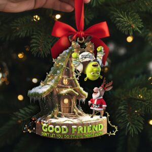 Funny Friendship Ornament - Personalized Christmas Gifts For Best Friends 04PALU260925