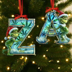 Funny Green Guy Ornament - Custom Letter Gifts For Loved Ones 01tgti180925