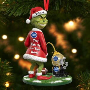 Alternative view of Funny Green Monster Ornament - Personalized Gifts For Sport Lovers 01huti011025