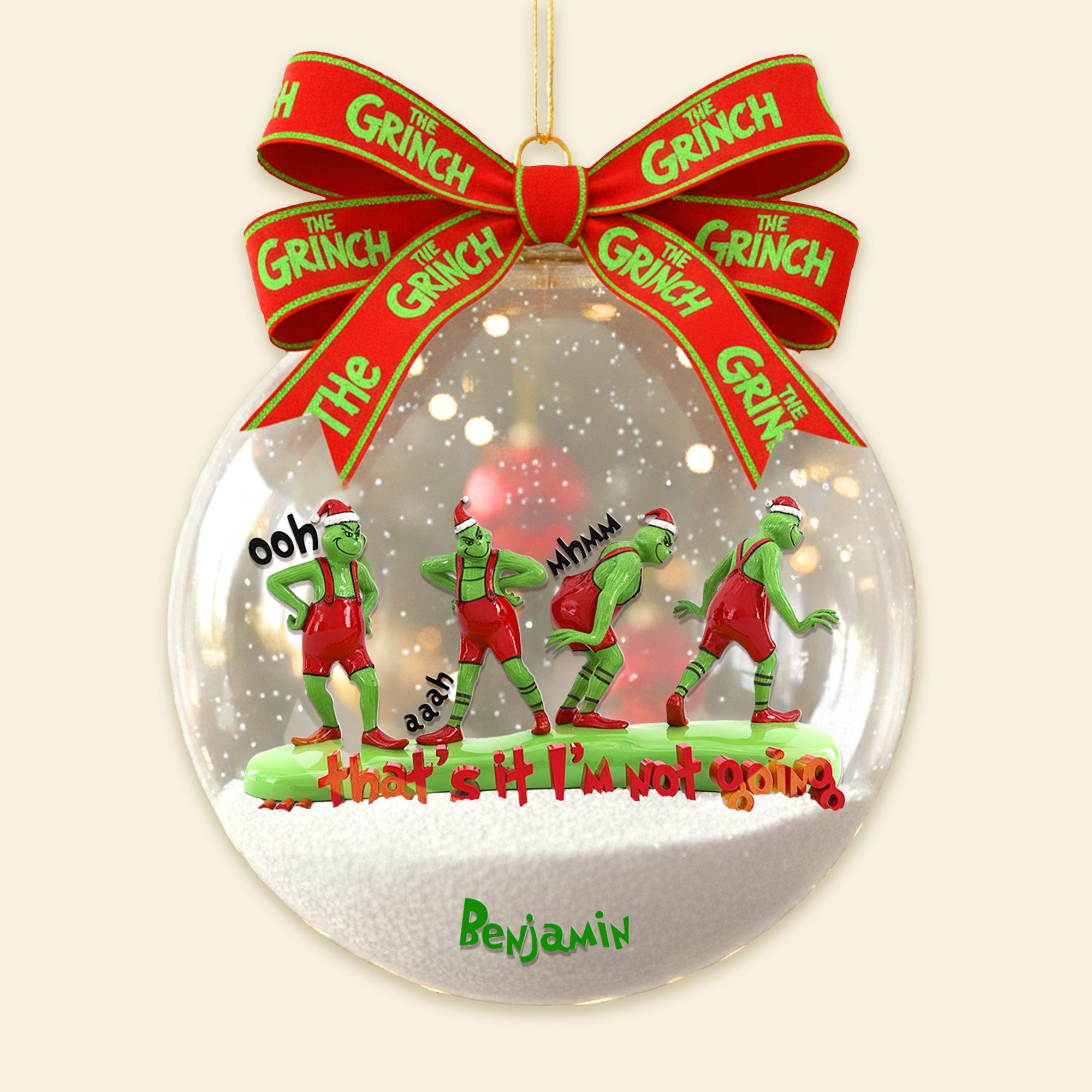 Funny Grumpy Anti-Social Christmas Ornament, Personalized Gifts For Movie Fans 04QHMG300925 - Image 3