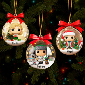 Alternative view of Funny Holiday Christmas Ornament - Personalized Gifts For Movie Lovers 02pgqn060925