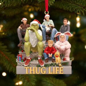 Funny Holiday Squad Ornament - Personalized Gift For Christmas 01OHTN031125