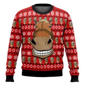 Funny Horse Christmas Ugly Christmas Sweater
