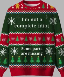 Alternative view of Funny Idiot Ugly Christmas Sweater