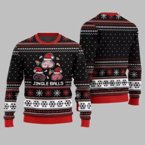 Alternative view of Funny Jingle Balls Ugly Sweater 2025 Christmas - Grishko.com