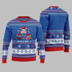 Funny Jingle Balls Ugly Sweater 2025 Christmas - Grishko.com