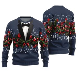 Funny Men's Costume Ugly Christmas Sweater - Grishko.com