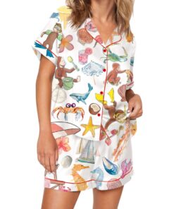 Funny Monkey Summer Pajama Set