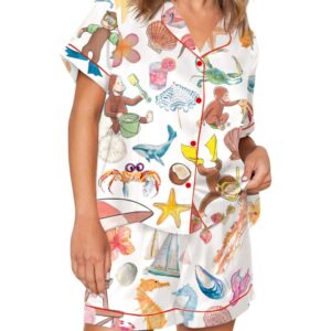 Funny Monkey Summer Pajama Set