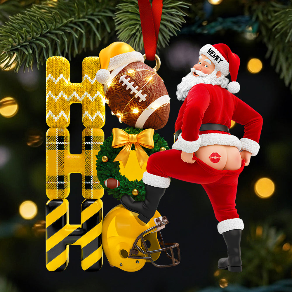 Funny Santa Christmas Ornament Personalized Gifts 01OHDT251025 - Image 3