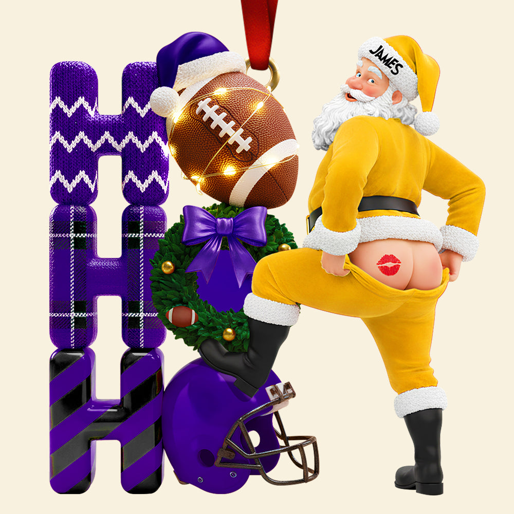 Funny Santa Christmas Ornament Personalized Gifts 01OHDT251025 - Image 4