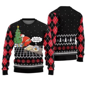 Funny Secret Santa Giving Gifts Ugly Christmas Sweater - Grishko.com
