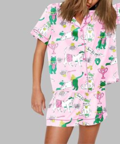 Alternative view of Funny Tennis Cat Pajama Set