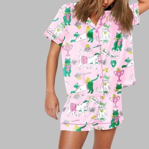 Alternative view of Funny Tennis Cat Pajama Set